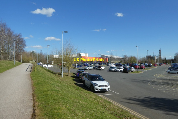 Photo 6"x4" Cycle path near North Car Park Heslington c2022