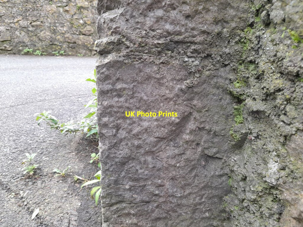 Photo 6"x4" Ordnance Survey Cut Mark Tenby\/Dinbych-y-pysgod c2022 P3