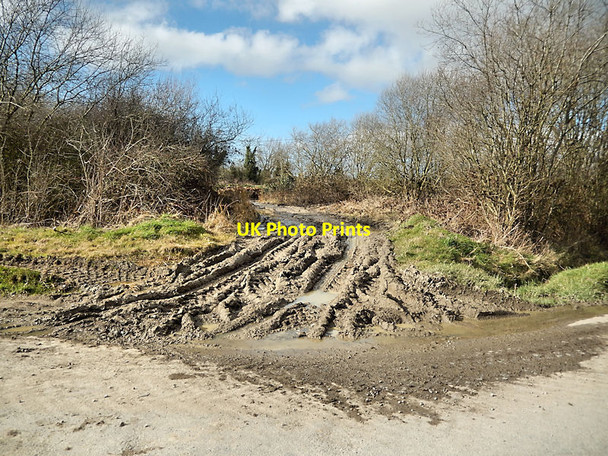 Photo 6"x4" Muddy Entrance Drangan c2022