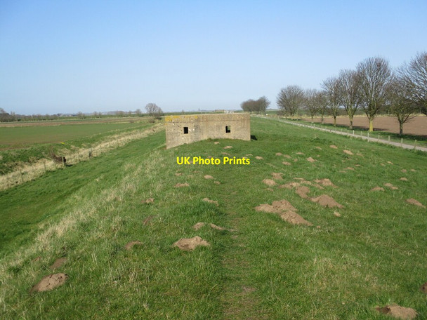 Photo 6"x4" Type 22 pillbox, Benington Marsh Benington Sea End c2022 P1