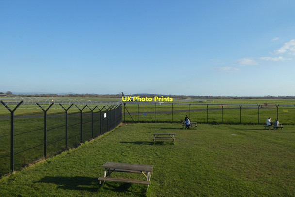 Photo 6"x4" Benches and security fence Thorns Green c2022
