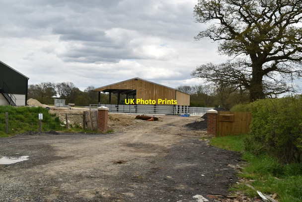 Photo 6"x4" Barn (newly built) Blindley Heath c2021