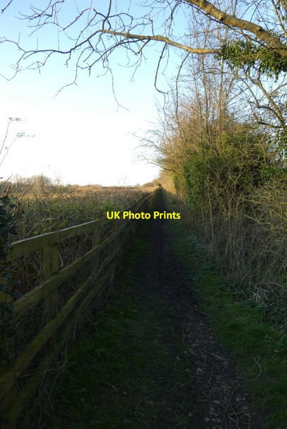 Photo 6"x4" Footpath from Altrincham Road Morley\/SJ8282 c2022
