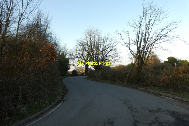 Photo 6"x4" Double bend on Moss Lane Moss Nook\/SJ8385 c2022
