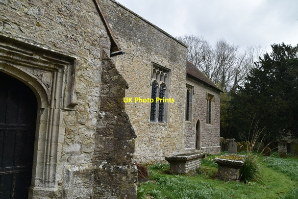 Photo 6"x4" Church of St Mary Hunton\/TQ7149 c2021 P3