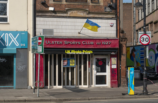 Photo 6"x4" Ukrainian flag, Belfast Belfast c2022