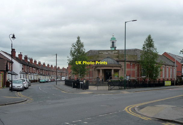 Photo 6"x4" Library, Wilford Grove, Nottingham West Bridgford c2015