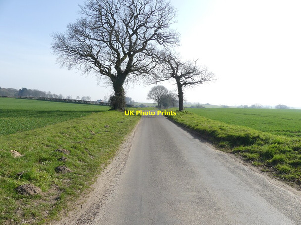 Photo 6"x4" South on rural road Skeyton Corner c2022
