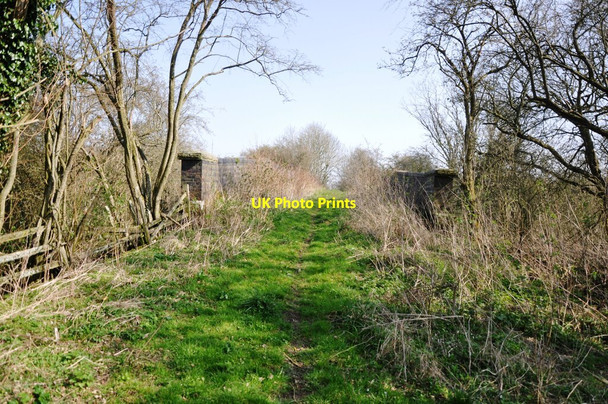 Photo 6"x4" Bridleway bridge over the old GCR line Moreton Pinkney c2022