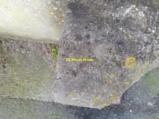 Photo 6"x4" Ordnance Survey Rivet Pembroke\/Penfro c2022