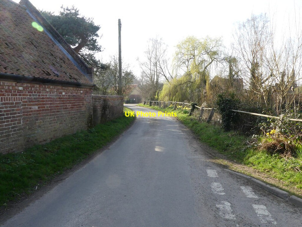 Photo 6"x4" Road to Skeyton Skeyton Corner c2022