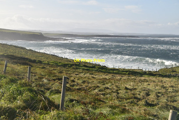 Photo 6"x4" Grassy coastline Mullaghmore c2021