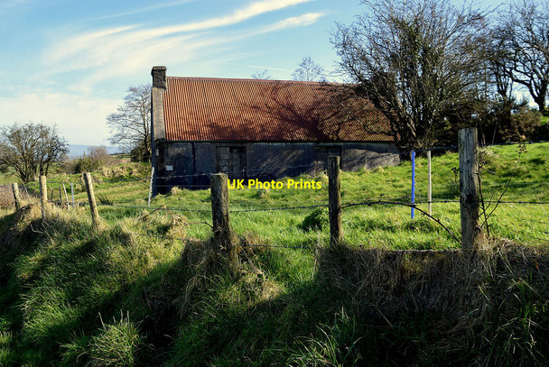 Photo 6"x4" Ruined cottage, Coolkeeragh Drumquin c2022