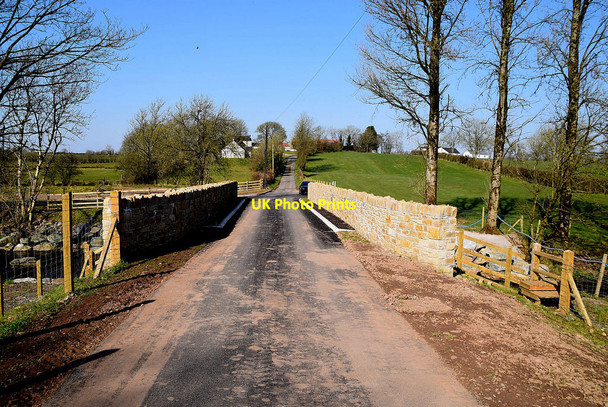 Photo 6"x4" Bridge along Dreenan Road Beragh c2022 P1