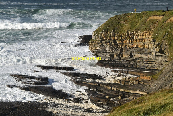 Photo 6"x4" Cliffs, Mullaghmore Head Mullaghmore c2021