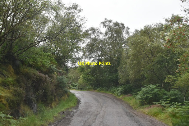 Photo 6"x4" NC500 (detour) south of River Kirkaig Inverkirkaig c2021