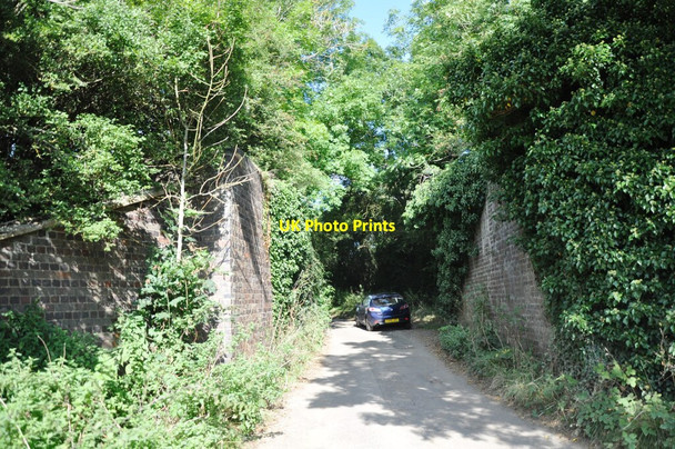 Photo 6"x4" Abutments of an old S&MJ railway bridge Canons Ashby\/SP5750 c2021
