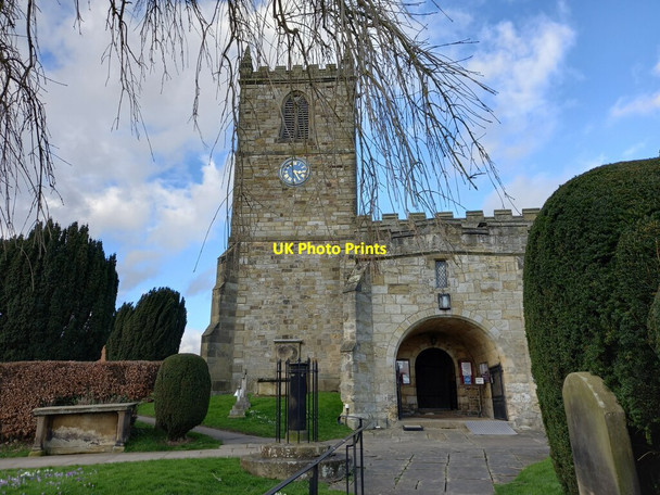Photo 6"x4" Kirkbymoorside All Saints church Kirkbymoorside c2022