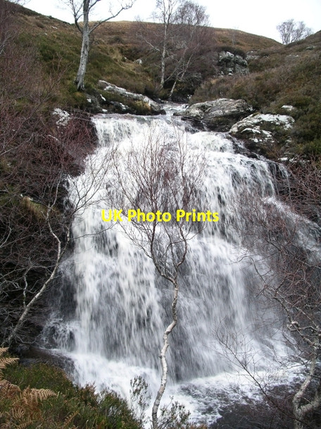 Photo 6"x4" Waterfall, Allt an Duibhe Dundonnell c2006