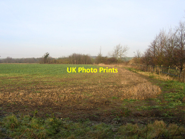 Photo 6"x4" View NW across the Cam valley, Shingay, Cambs Shingay c2006