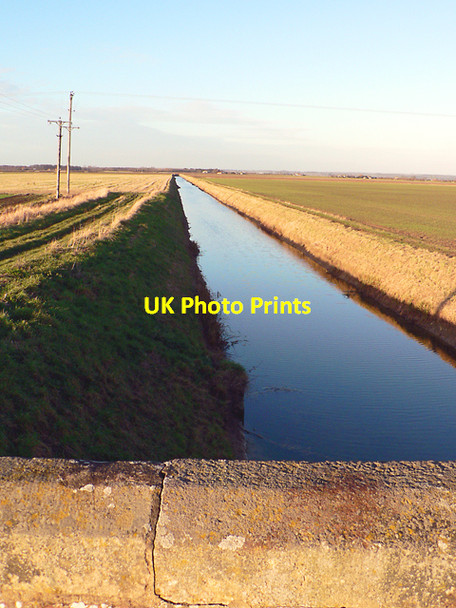 Photo 6"x4" Newham Drain Moorhouses\/TF2756 c2006