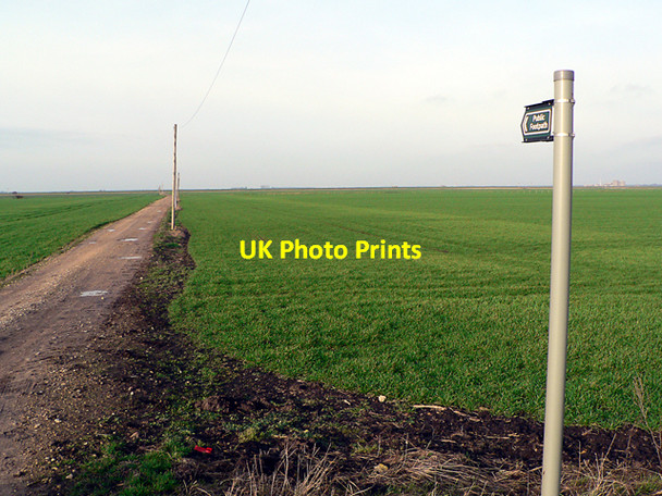 Photo 6"x4" Metheringham Fen Sots Hole c2006 P2