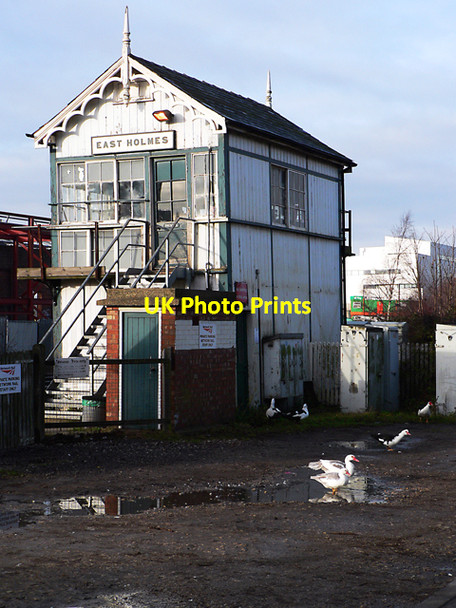 Photo 6"x4" East Holmes Signal Box Lincoln c2006
