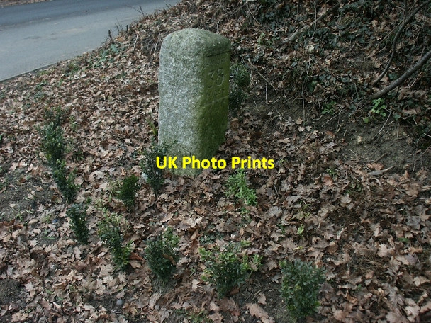 Photo 6"x4" Milestone, Swainsthorpe Swainsthorpe c2006