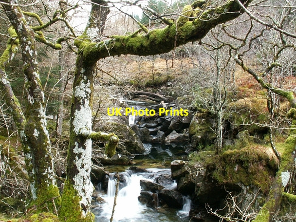 Photo 6"x4" Waterfall Glen Dubh Lighe Dubh Lighe c2006