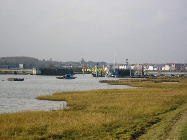 Photo 6"x4" Colne Barrier Wivenhoe c2006
