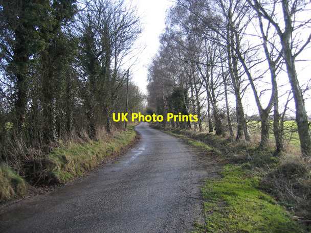 Photo 6"x4" Country lane from Hamrow to Horningtoft, Norfolk Hamrow c2006