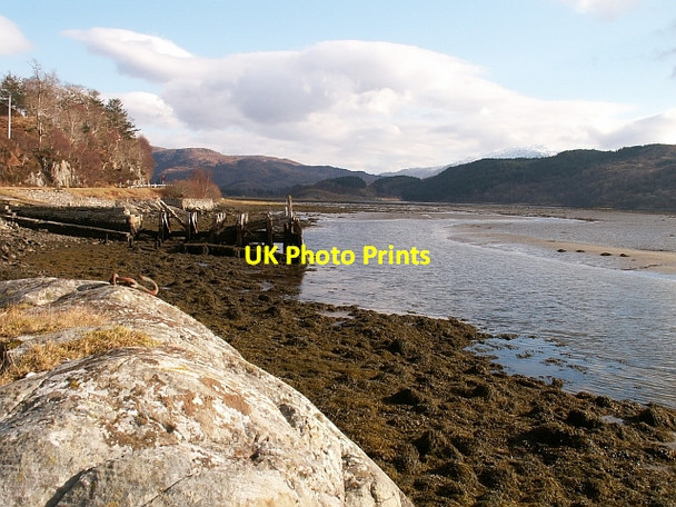 Photo 6"x4" Old jetty by Kinlochmoidart Kinlochmoidart\/Ceann Loch Muideirt c2006