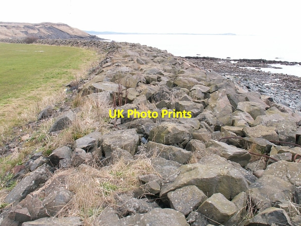 Photo 6"x4" Seawall by Shore Street Buckhaven c2006