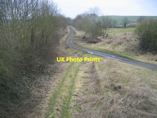 Photo 6"x4" Course of Stratford-upon-Avon and Midland Junction Railway Aston le Walls c2006