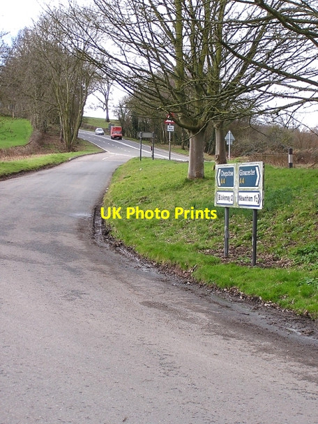 Photo 6"x4" Road Junction, A48 Bullo c2006