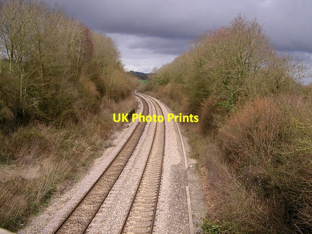 Photo 6"x4" Gloucester to Chepstow Railway Line Awre c2006