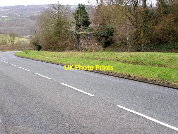 Photo 6"x4" Site of Old Railway Bridge Stowfield c2006
