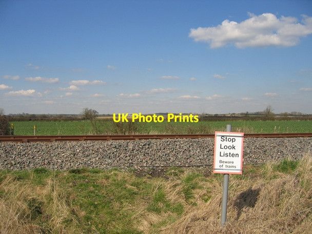 Photo 6"x4" Foot crossing on Stratford & Midland Junction Railway Fenny Compton c2006