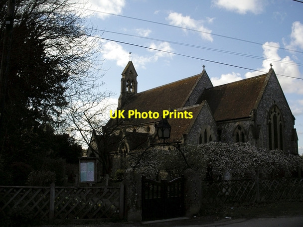 Photo 6"x4" St Andrew's church, Laverstock Salisbury c2006