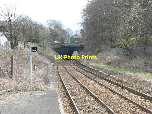 Photo 6"x4" Railway cutting, Headingley Station Kirkstall c2006