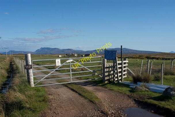 Photo 6"x4" Gate to Redpoint Farm Redpoint c2009