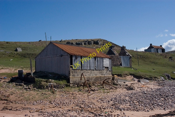 Photo 6"x4" Abandoned fishing station Redpoint c2009