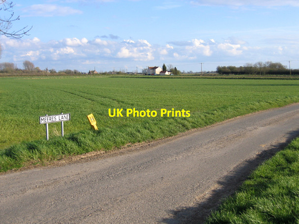 Photo 6"x4" Meeres Lane, Kirton, Lincs Fishmere End c2006