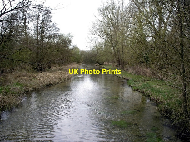 Photo 6"x4" River Dever, Bransbury Bransbury c2006