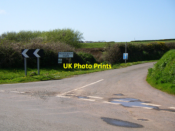 Photo 6"x4" No Through Road Marloes c2006