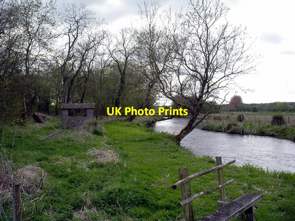 Photo 6"x4" River Test at Bransbury Common Newton Stacey c2006