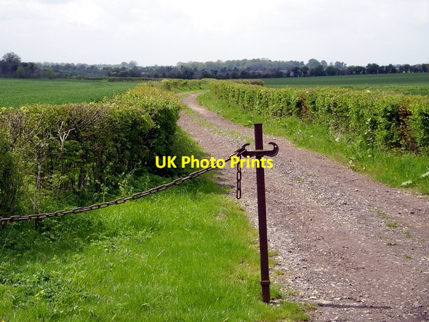 Photo 6"x4" Farm track, north of West Stratton West Stratton c2006