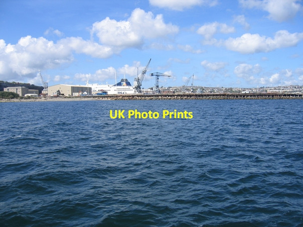Photo 6"x4" Falmouth Harbour Eastern Breakwater Falmouth c2006