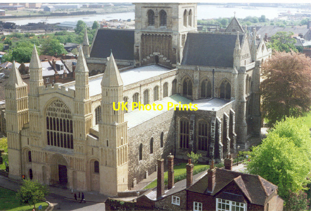 Photo 6"x4" Rochester Cathedral, Kent Rochester\/TQ7268 c1994