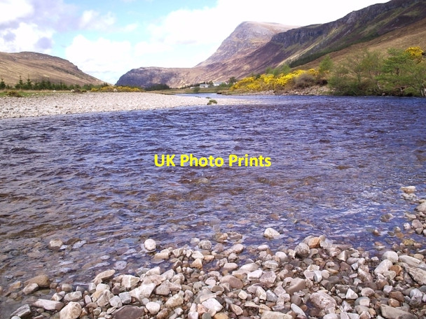 Photo 6"x4" Strathmore River Dun Dornaigil (Broch) c2006